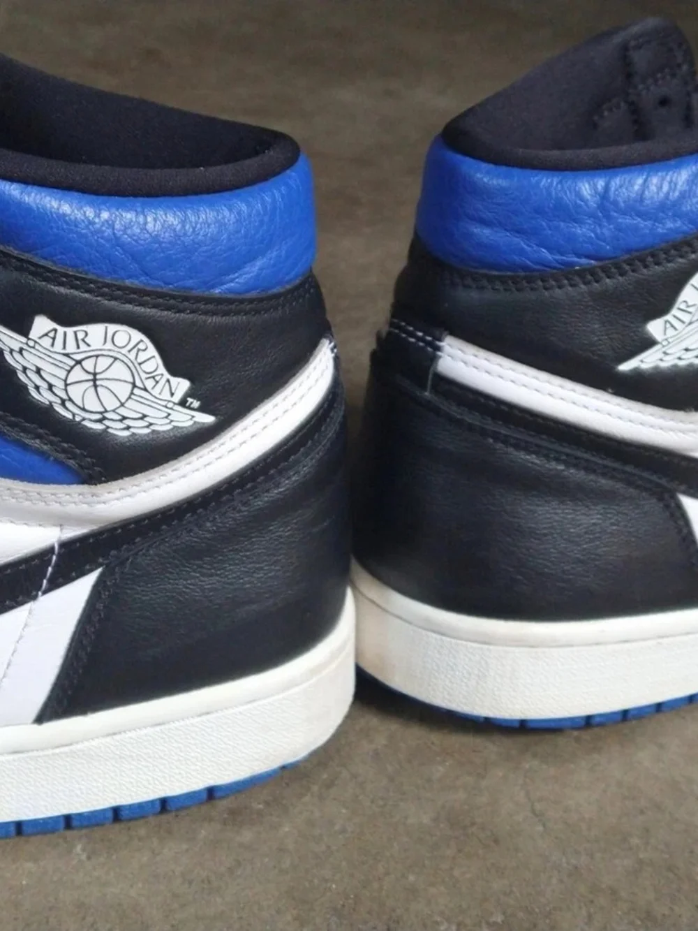 Nike Air Jordan 1 High - Royal Blue/Black/White Men 10
